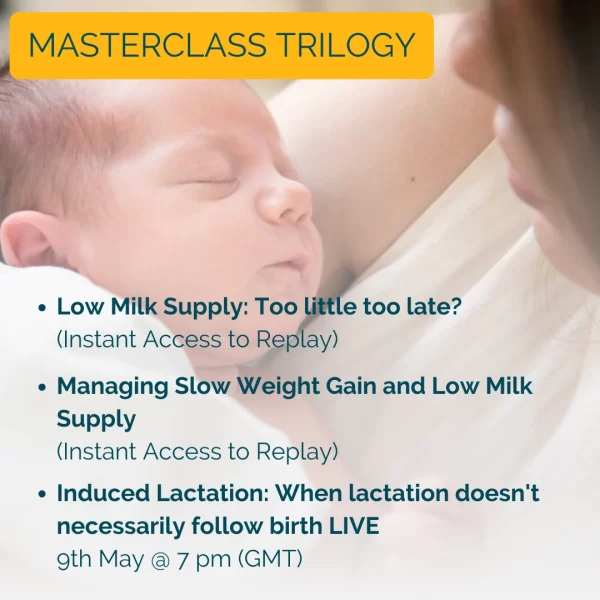 Milk supply Trilogy set of 3 Masterclasses