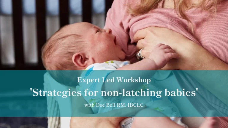 Strategies for non latching babies front sheet